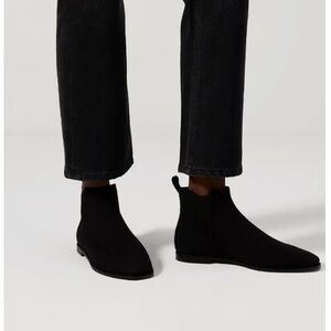 Rothy's Black Square Toe Ankle Booties